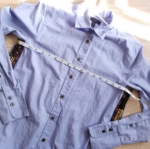 J. Crew Sequin Button Down Shirt - Picture 8 of 8